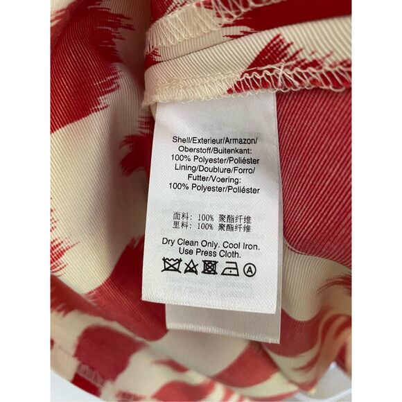 Donna Karan Sleeveless V Neck Fit And Flare Dress Sz 8 - Picture 5 of 7